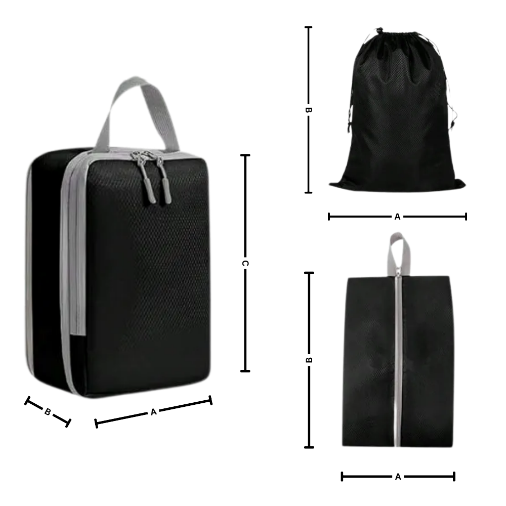 Zip Compress Luggage Organizer - Ozerty