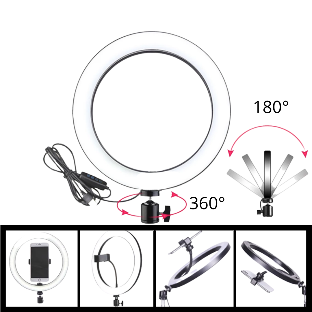 16 cm LED Ring Light with Stand