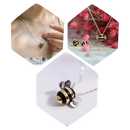 Bee-shaped necklace  -