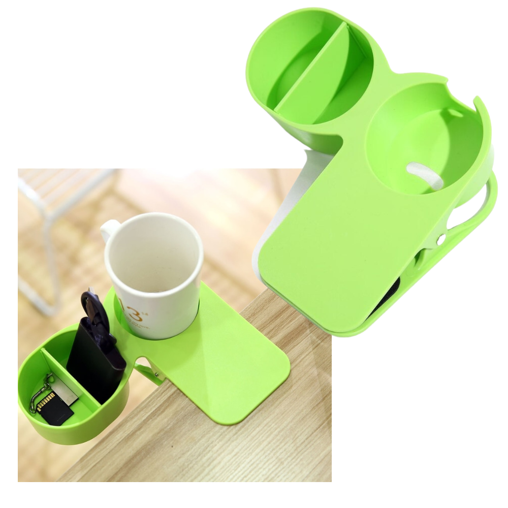 Clip-On Double Cup Holder