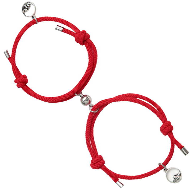 Set of 2 Magnetic Bracelets for Couples
