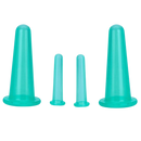 4 Silicone Cups for Facial Massage Cupping