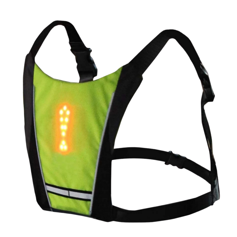 Reflective Cycling Vest With LED