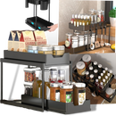 Double-Drawer Kitchen Spice Rack -