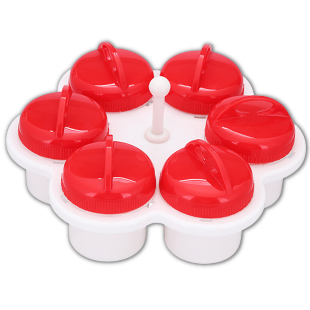 Pack of 6 Fancy Shape Egg Cookers