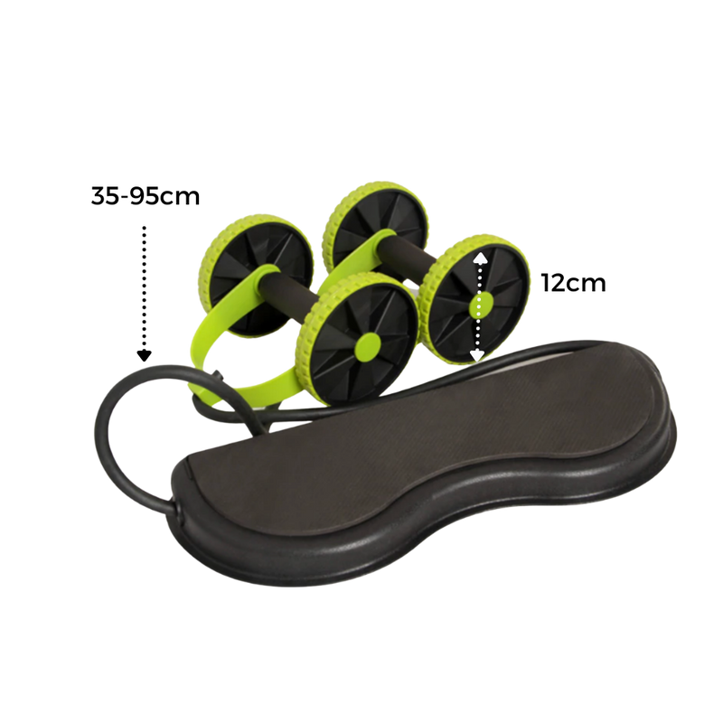 Abdominal Rollers with Resistance Bands