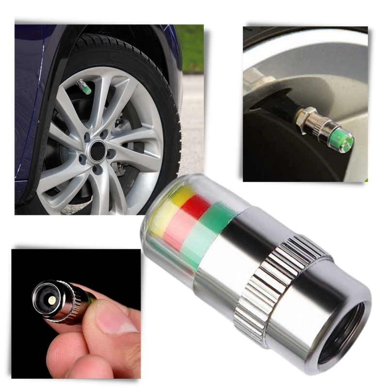 Pack of 4 Car Tire Pressure Sensors -