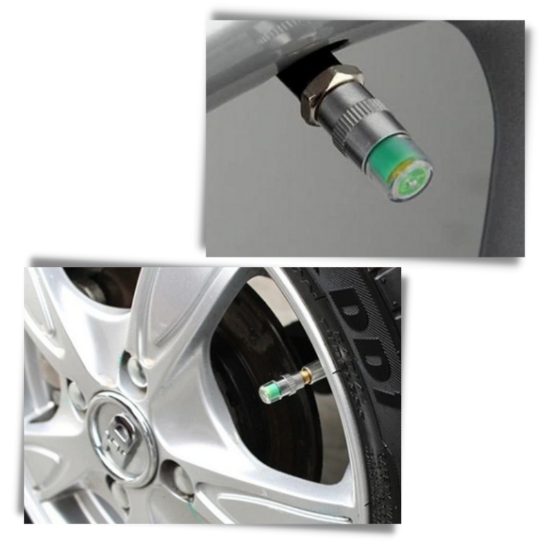 Pack of 4 Car Tire Pressure Sensors