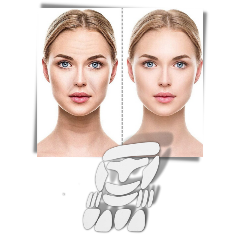 16pcs Anti-Wrinkle Silicone Face Patches