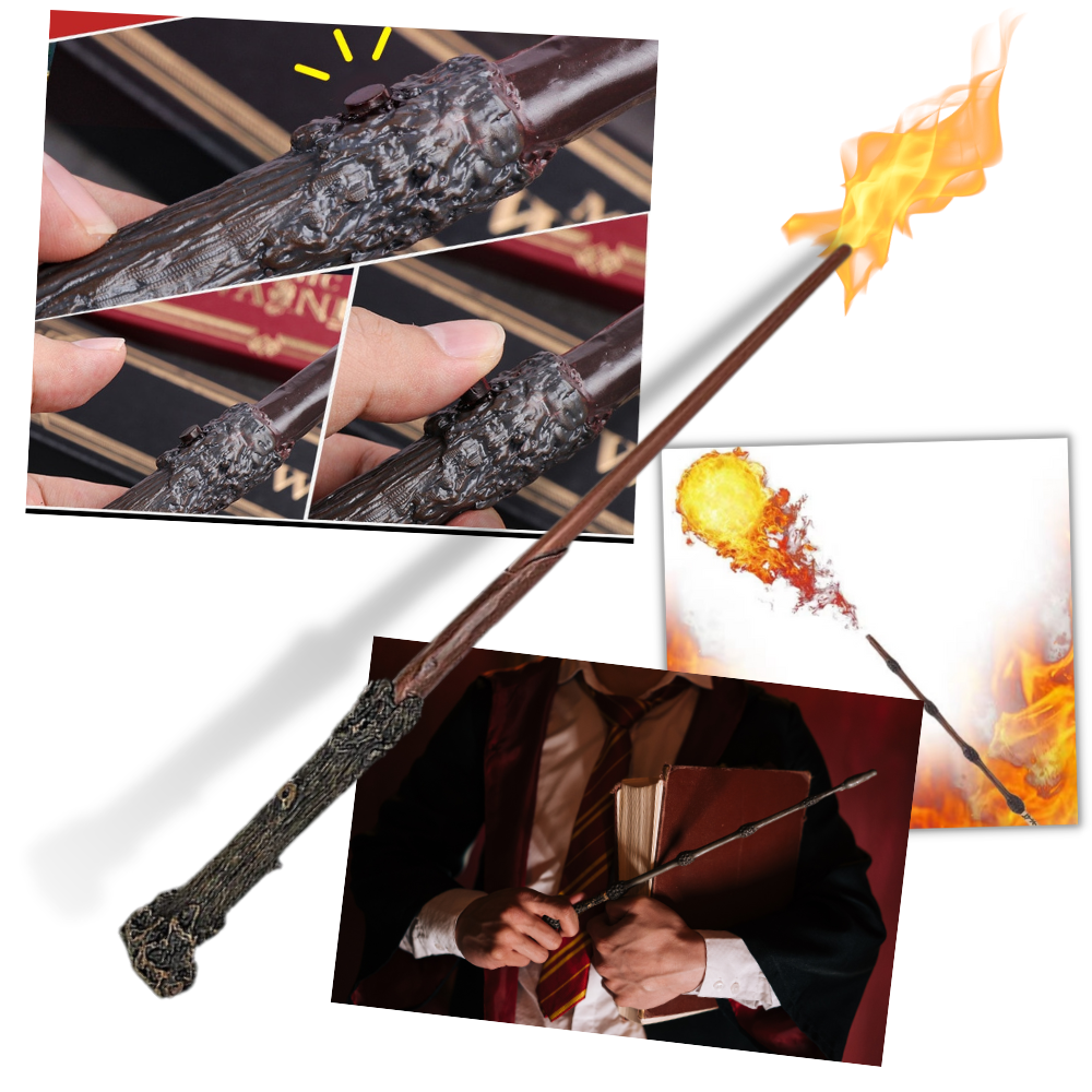 Harry Potter Magic Fire-Shooting Wand -