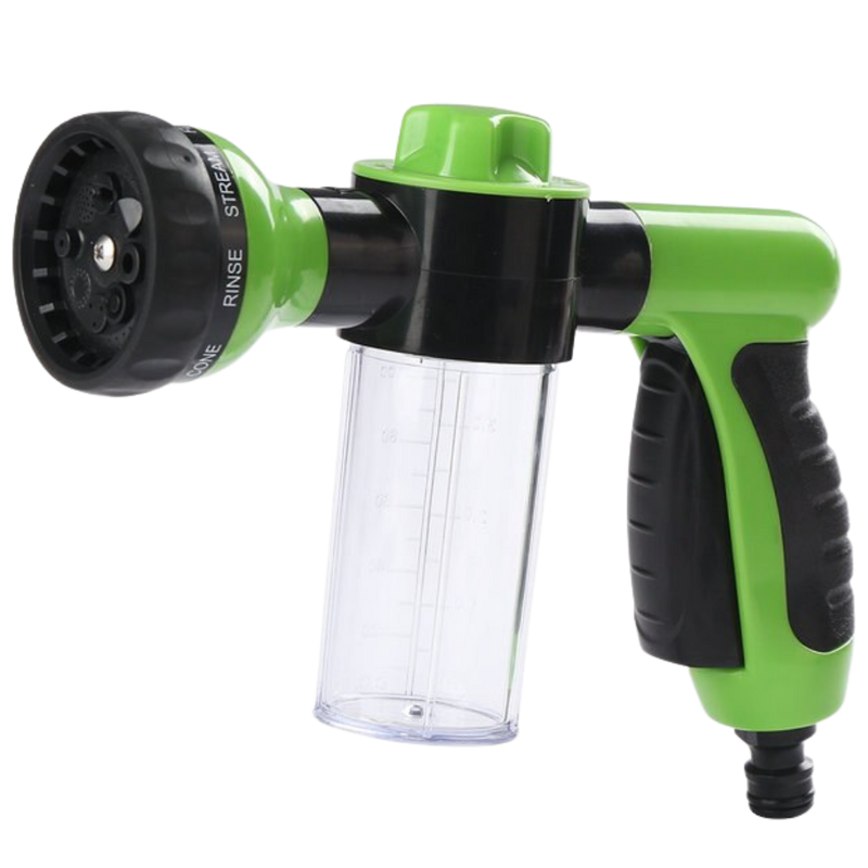 High-Pressure Hose Nozzle Head & Soap Dispenser