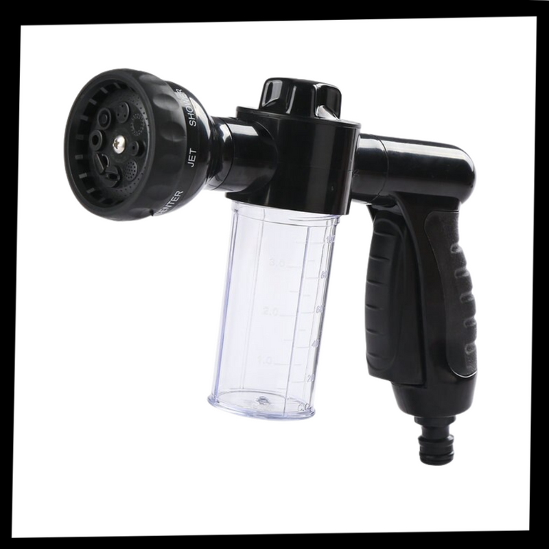 High-Pressure Hose Nozzle Head & Soap Dispenser