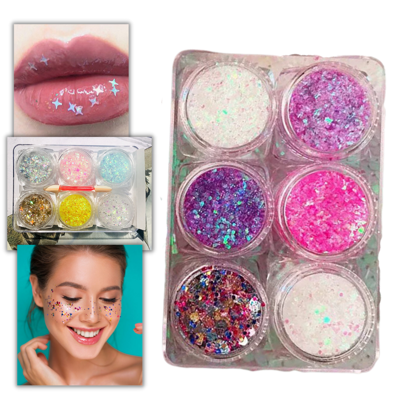 Face and Body Glitter Set -