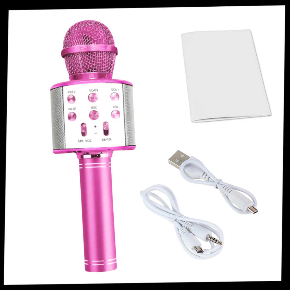 Wireless Bluetooth Karaoke Microphone