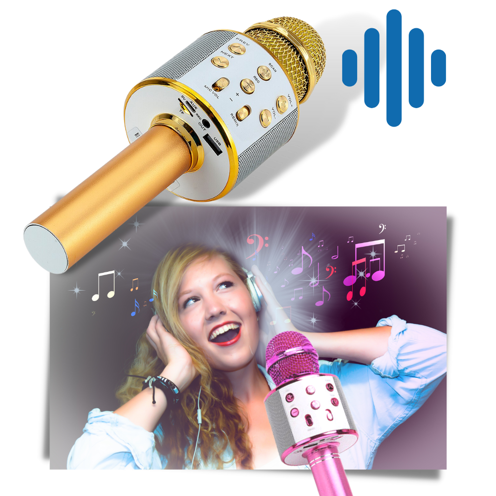 Wireless Bluetooth Karaoke Microphone