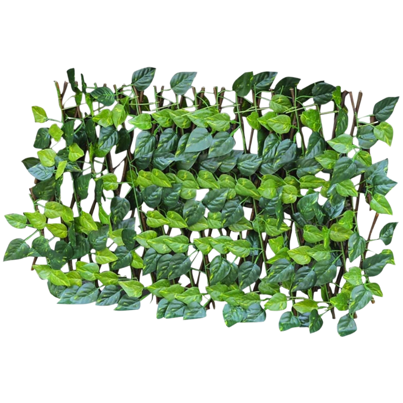 Retractable Artificial Plant Fence