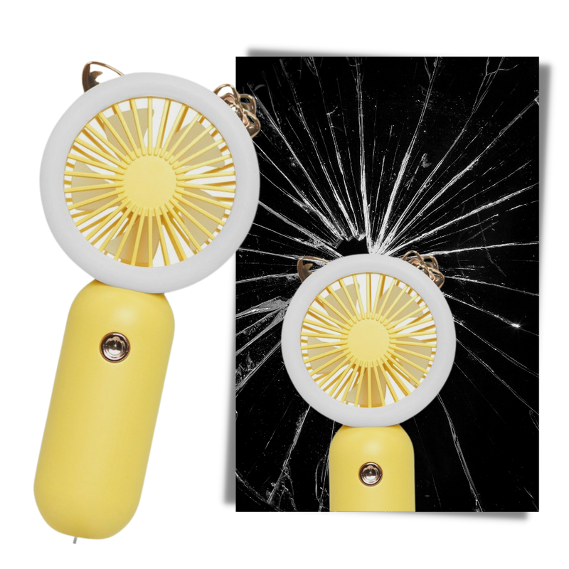 Handheld Pocket USB Fan with LED