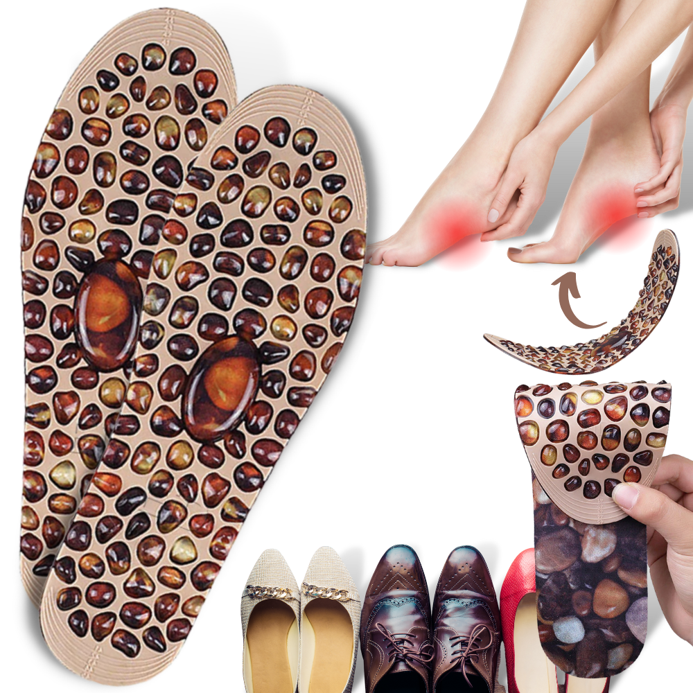 Massaging Insole With Cobble Design -