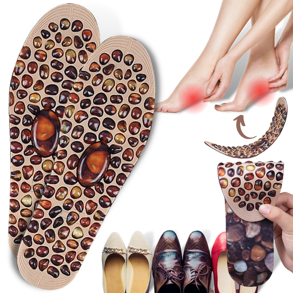 Massaging Insole With Cobble Design -