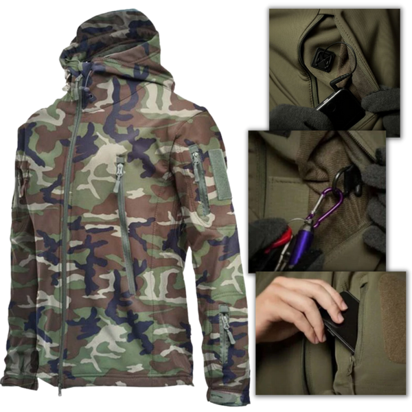 Military-style Combat Jacket -