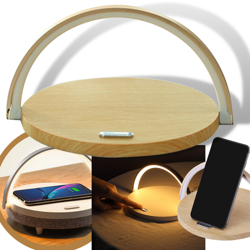 Desk Lamp & Wireless Phone Charger -