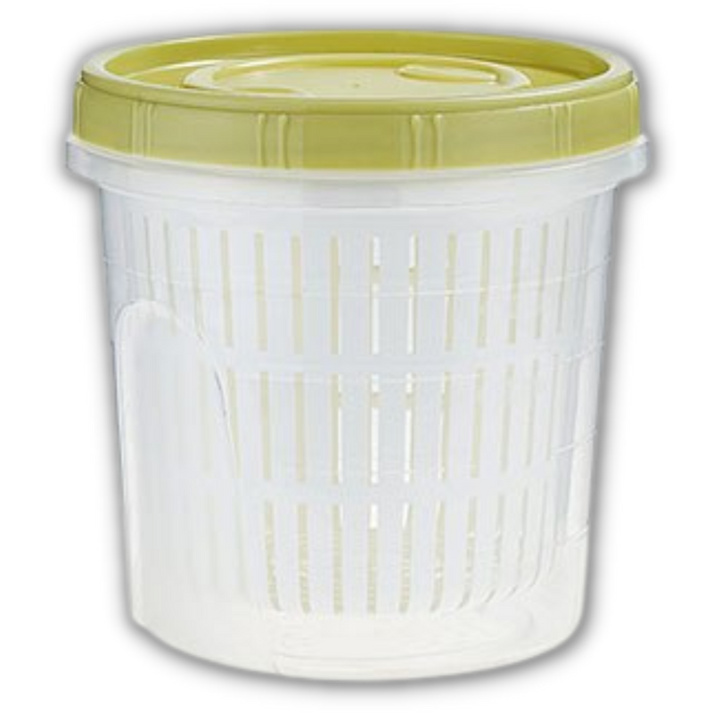 Stackable Food Container with Drainer