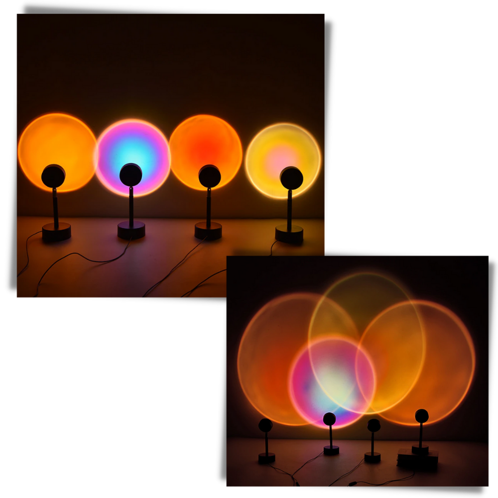 Colourful Light Projector LED Desk Lamp