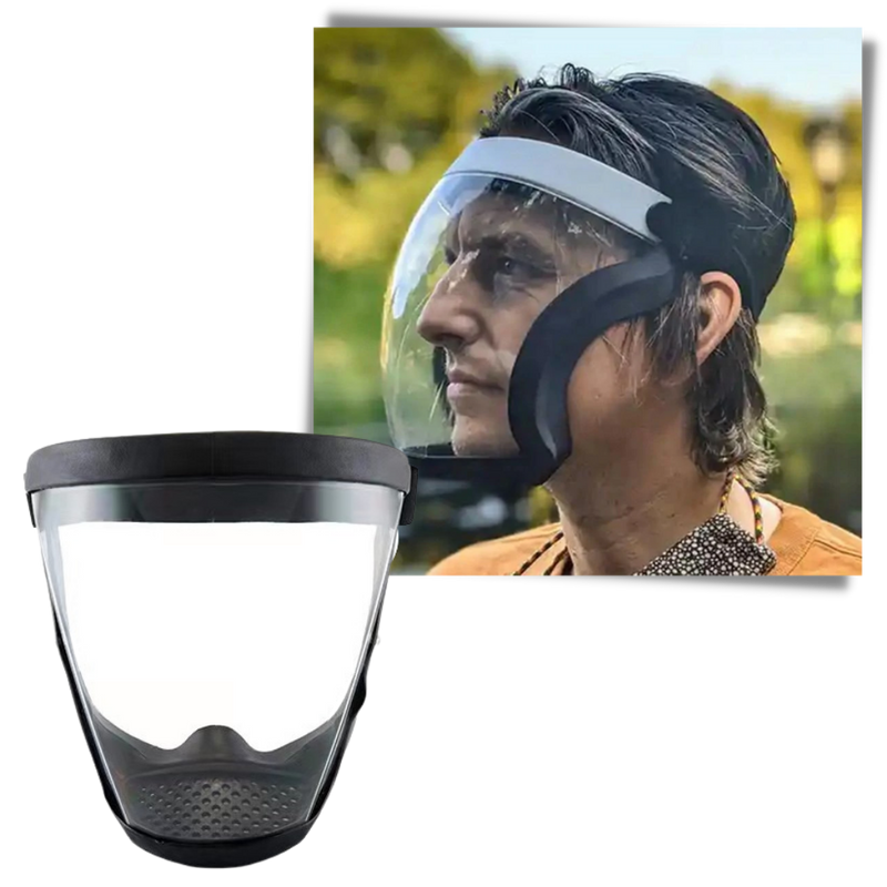 Transparent Protective Full Face Shield