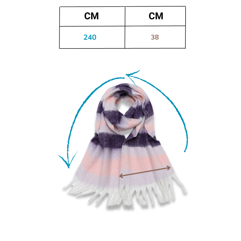 Plaid Women's Winter Scarf