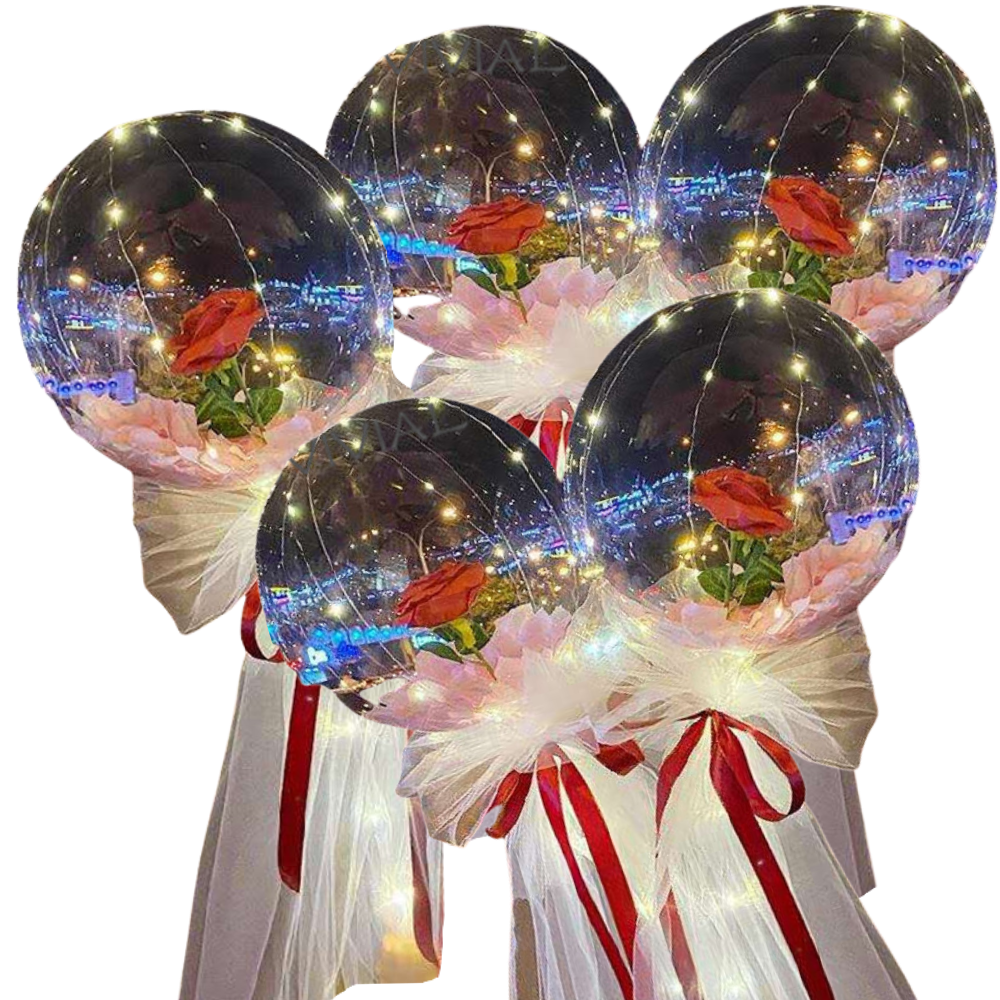 Beautiful Rose LED Balloon