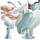 Leaf-Shaped Soap Holder with Drain -