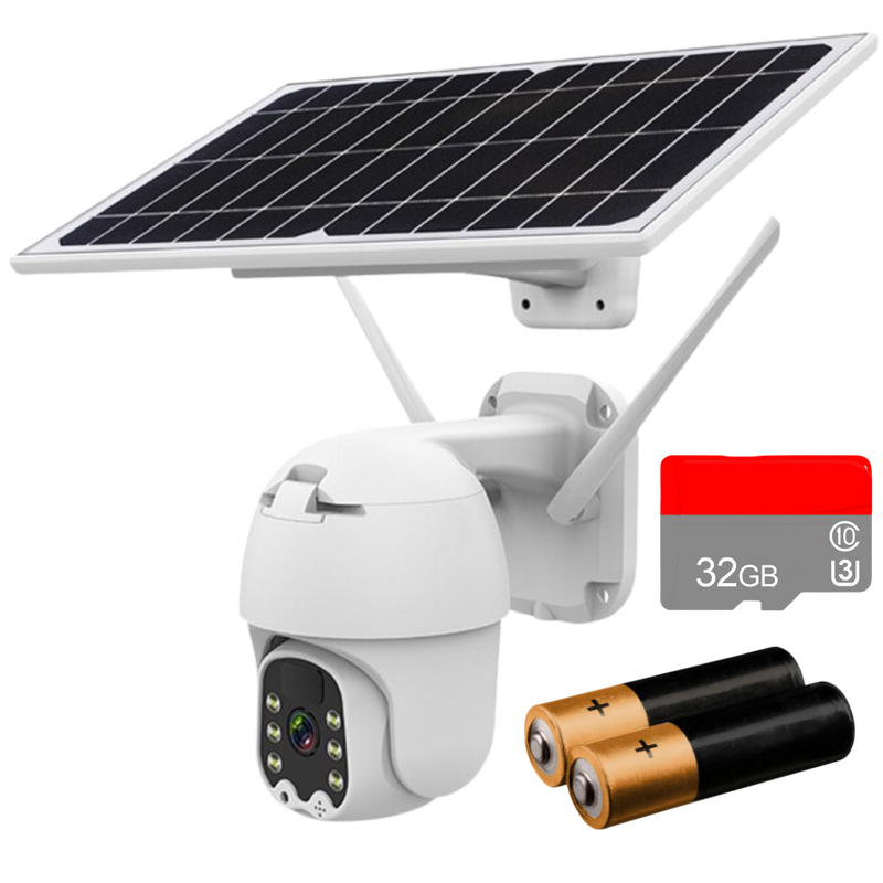 Solar-Powered Outdoor Camera
