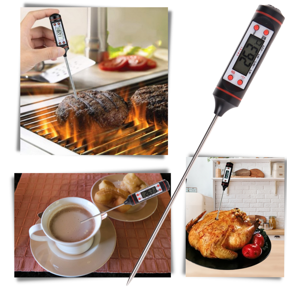Digital Cooking Probe Thermometer - Oustiprix