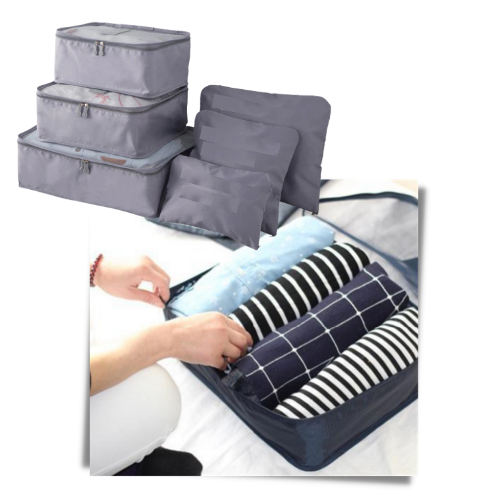 Set of 6 Small Travel Bags for Suitcase