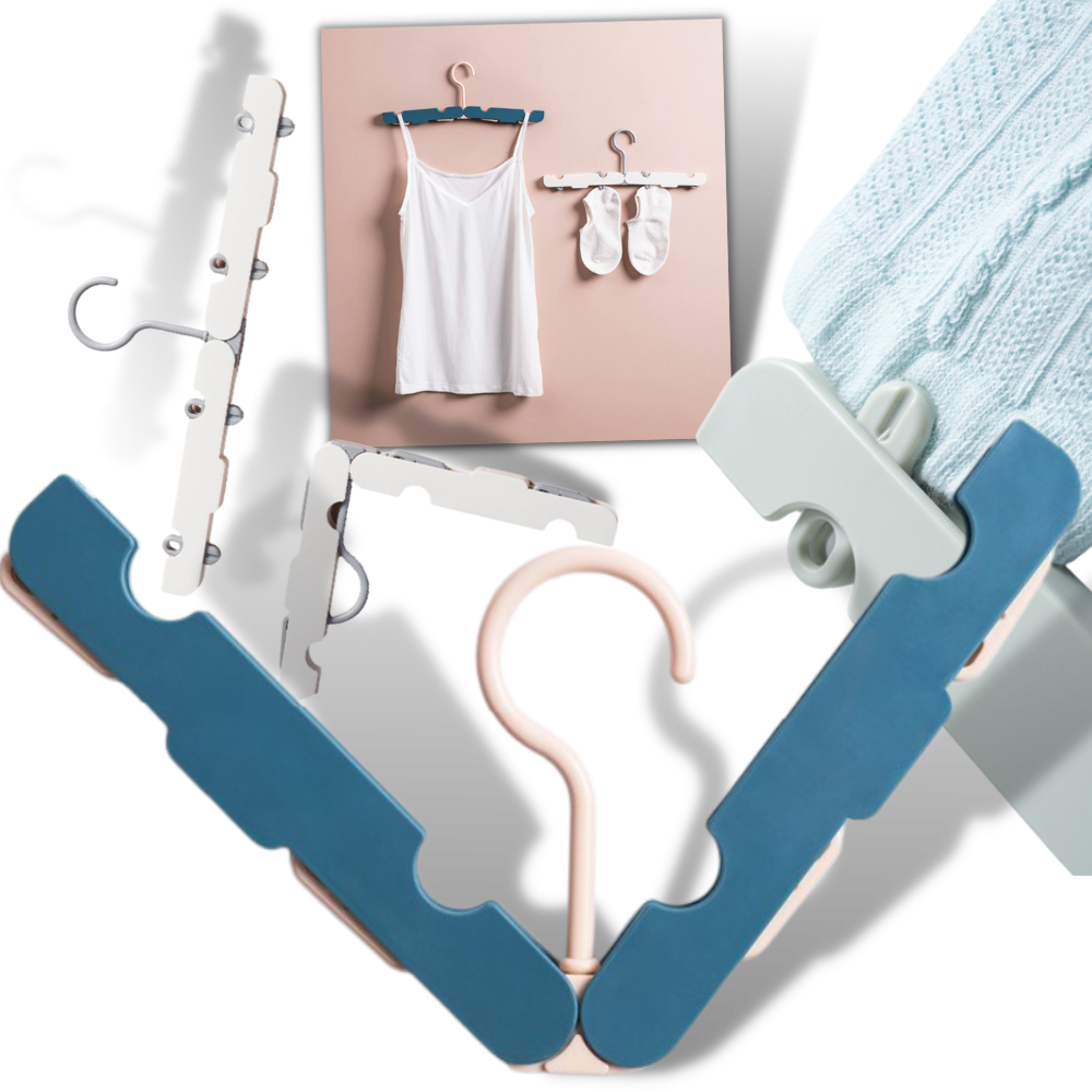 2-Pack Portable Clothes Hangers -