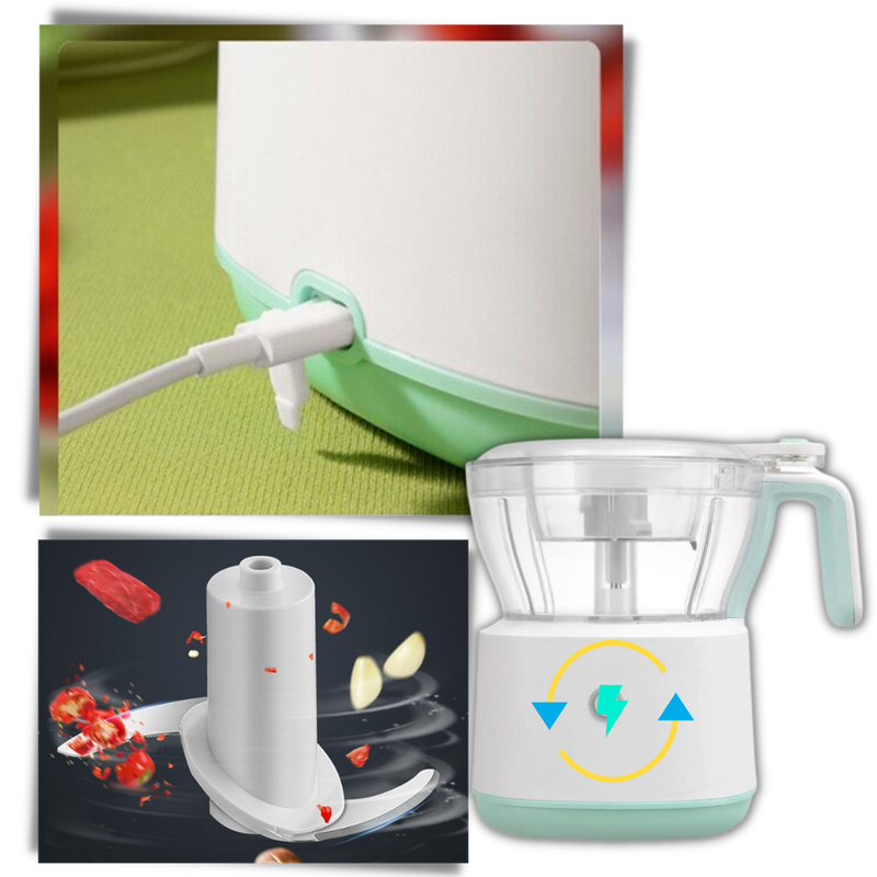 Electric Food Grinder and Masher -