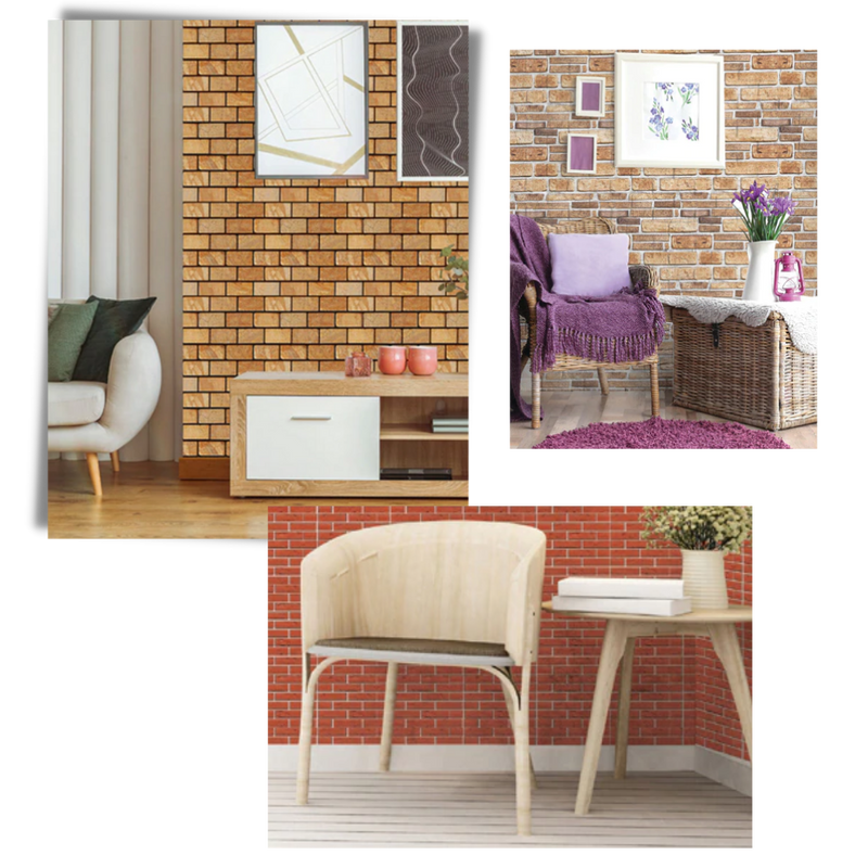 Peel and Stick 3D Foam Wall Tiles