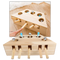 5 Hole Wooden Interactive Cat Toy