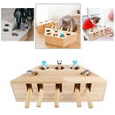 5 Hole Wooden Interactive Cat Toy - Ozerty