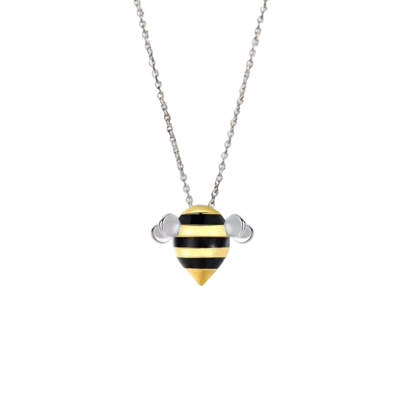 Bee-shaped necklace