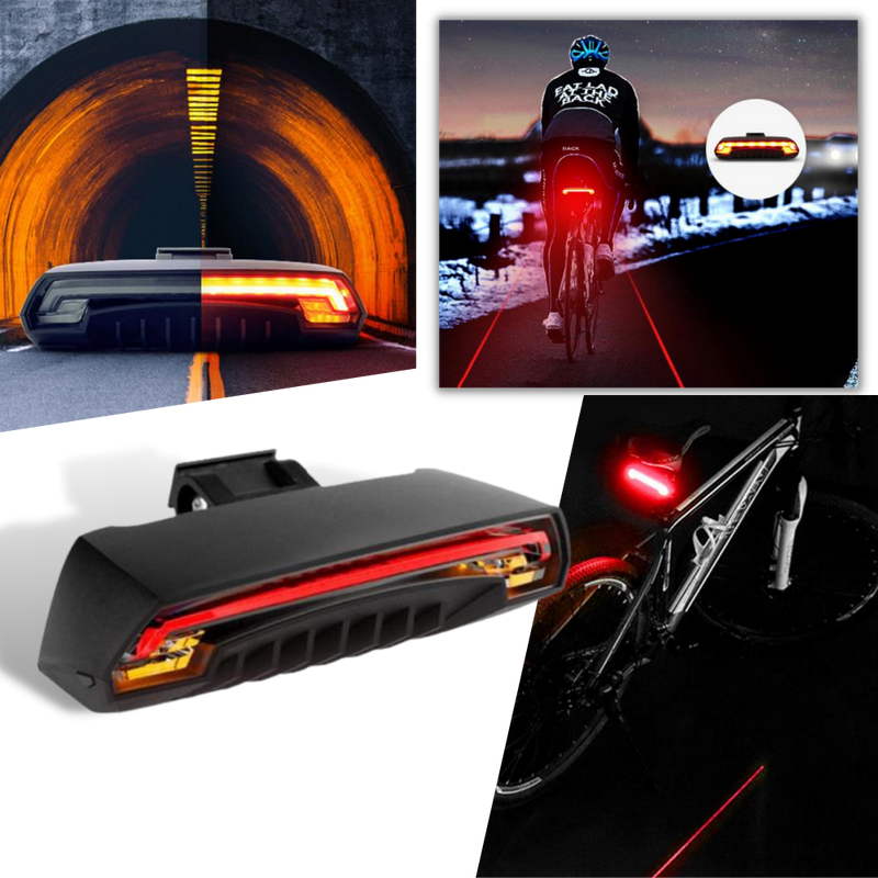 Bike Safety Tail Light with Indicators -
