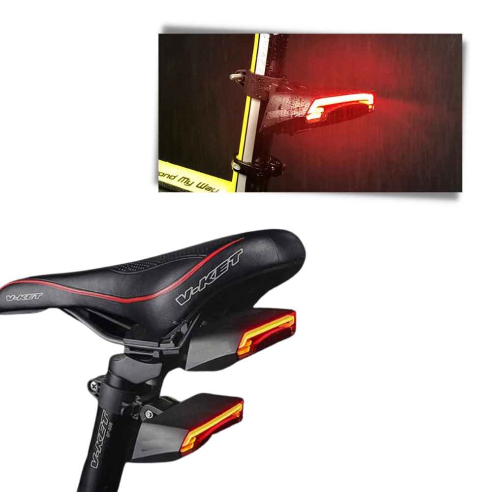 Bike Safety Tail Light with Indicators