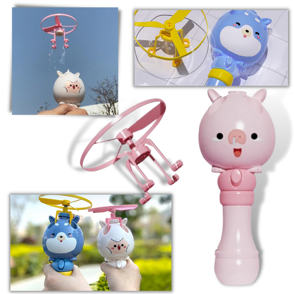 2-in-1 Toy Bubble Machine -
