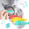Fish shaped refillable cat toothbrush -