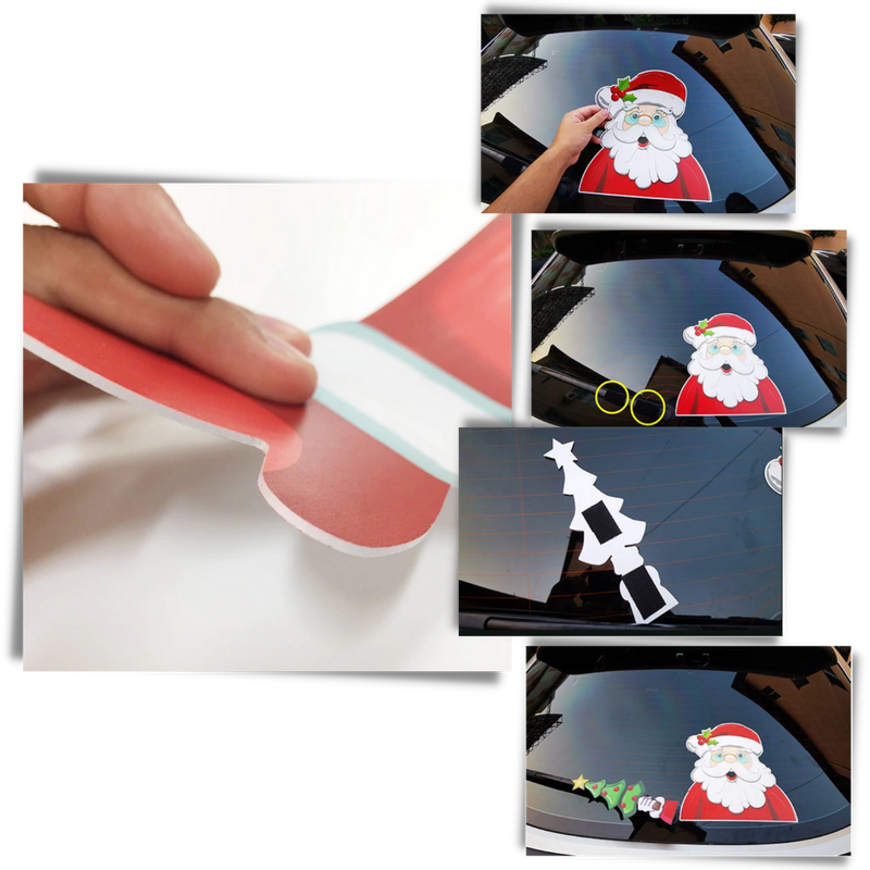Christmas Windscreen Wiper Sticker