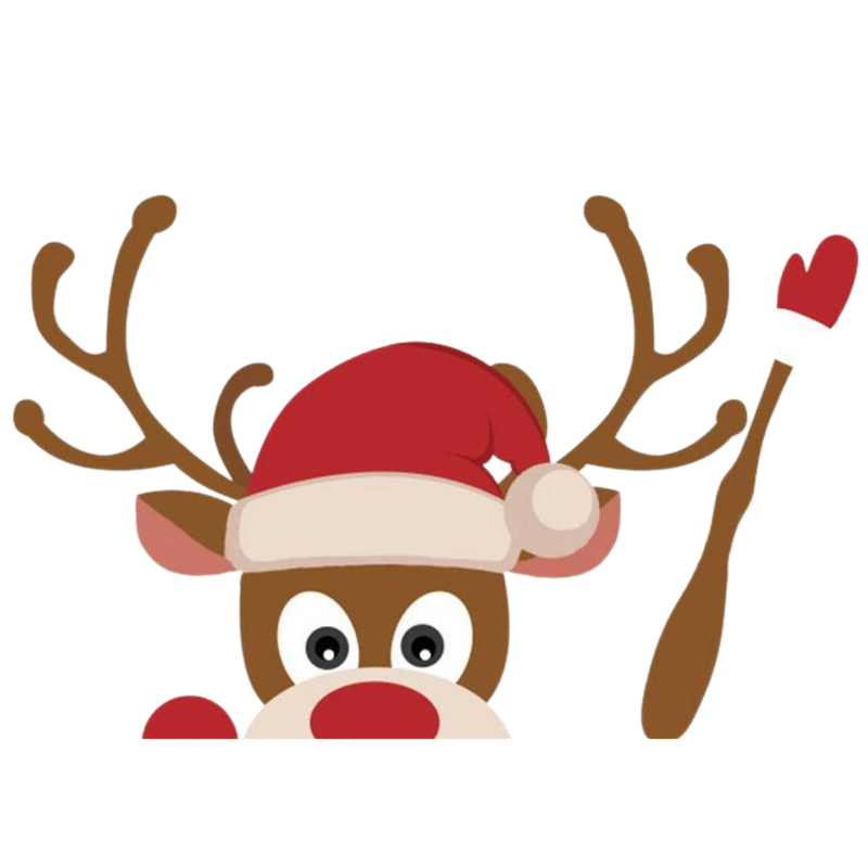 Christmas Windscreen Wiper Sticker