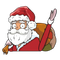 Christmas Windscreen Wiper Sticker