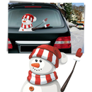 Christmas Windscreen Wiper Sticker