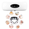 Circular traction neck massager with infrared heating