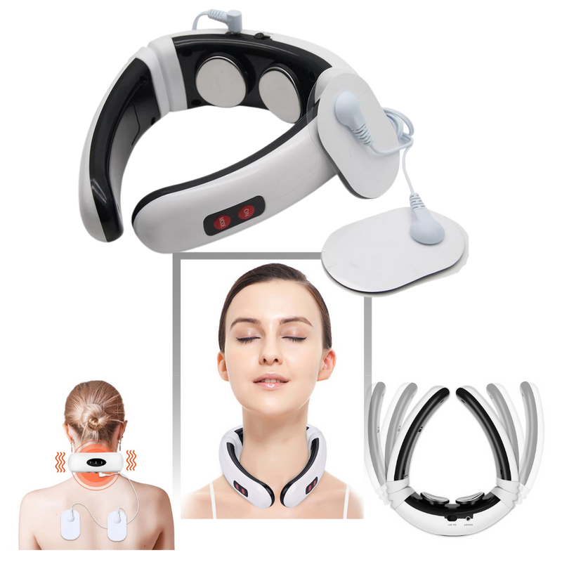 Circular traction neck massager with infrared heating  - Ozerty